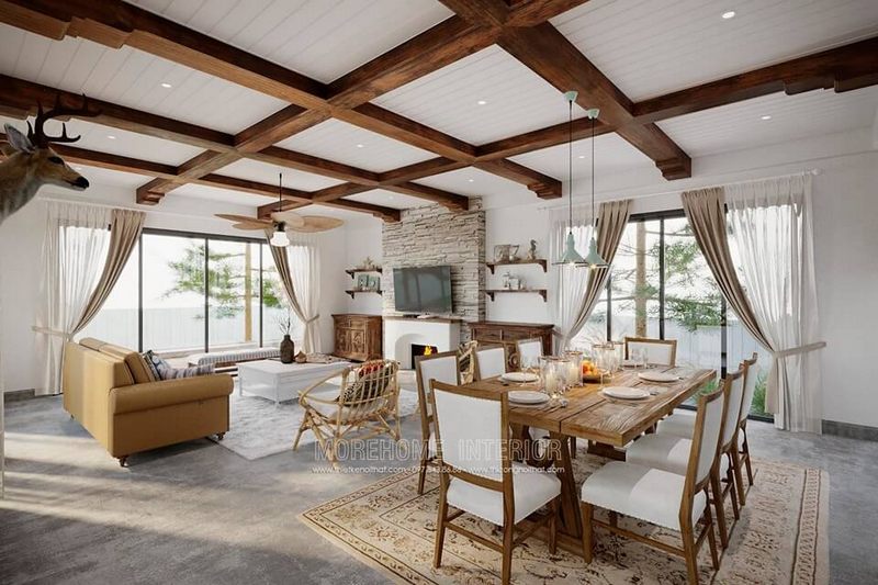 Tư vấn chọn bàn ăn đẹp cho phòng ăn nhà biệt thự